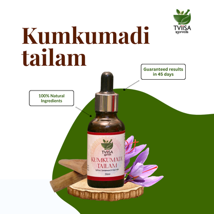 Kumkumadi Oil – The Ultimate Elixir for Radiant, Youthful Skin - 30ml - Tviisa Ayurveda